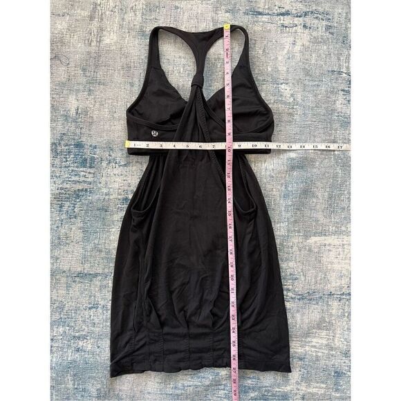 Lululemon Black Practice Freely Racerback Tank Top Size 4 - Picture 5 of 7